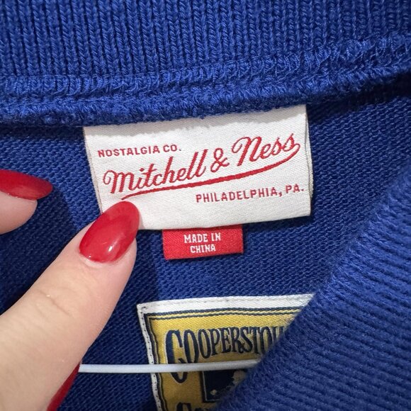 Men’s UO Mitchell & Ness Los Angeles Dodgers Full-Zip Sweater Jacket 2XL - Picture 8 of 15
